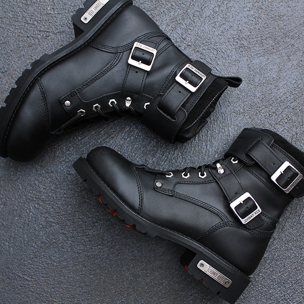 Riding leather boots