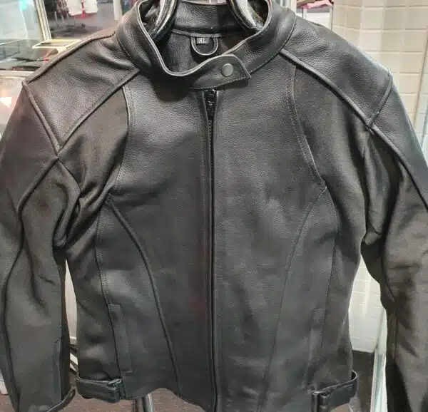 motorcycle leather jacket womens