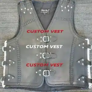 Custom Leather Vest